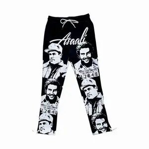 TRENDING 2025 Sherpa Fleece Streetwear Pants �C Black and White Dual-Tone All Over Print Men��s Sweatpants, Streetwear Hip Hop Style, Warm Sherpa Fabric, Gift for Boyfriend and Husband