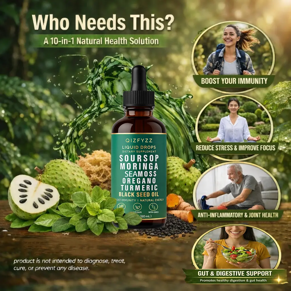 qizfyzz Soursop Bitterness Extract & Seaweed Super Dual-Effect Set