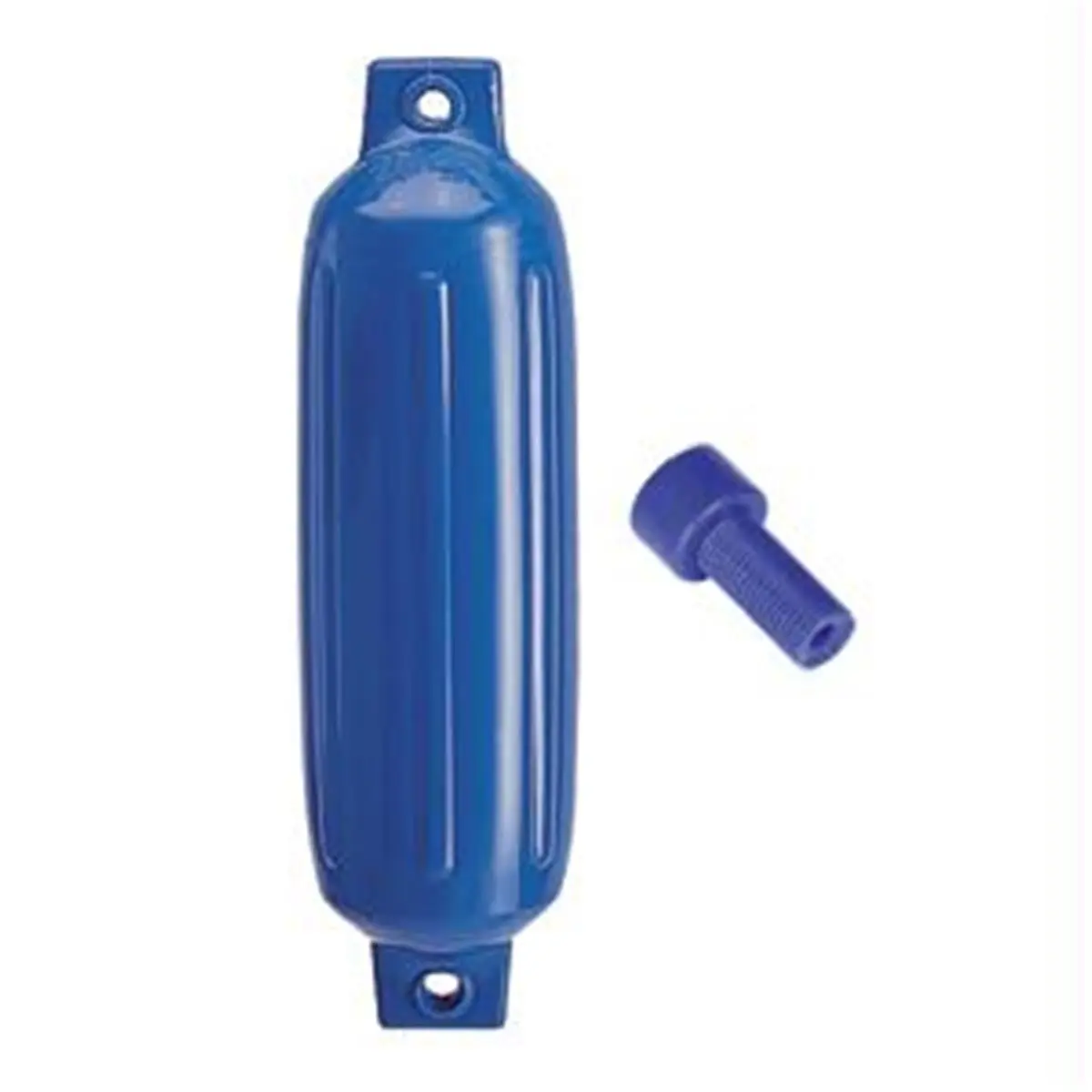 Polyform G - 5 Twin Eye Fender 8.5 x 27 - Blue with Air Adaptor - G-5-BLUE