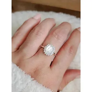 Sterling Silver 925 Mother of Pearl Ring