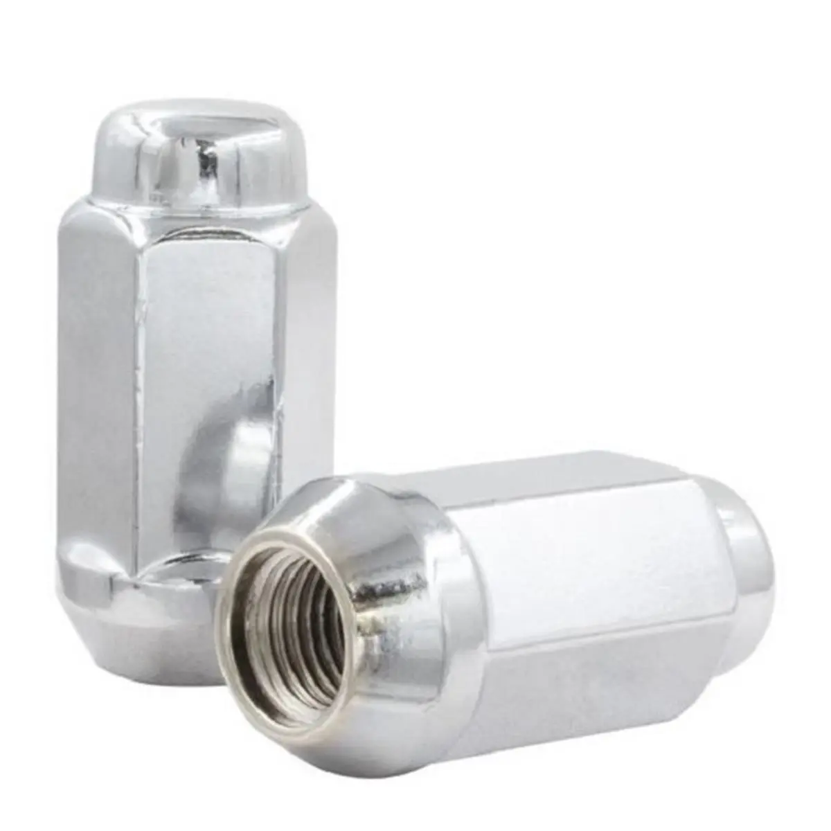 212 MAIN Carbon Steel Lug Nut for Car, Acorn Bulge Style with Chrome Finish, 0.87 x 14 mm, Cold Forged Accessories, Car Accessories, Accessories For Car