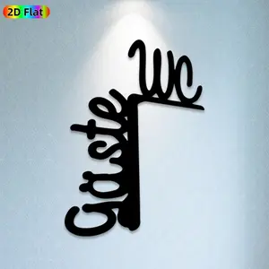 1pc Abstract Monogram Metal Wall Art, Stylish Abstract Monogram Statue Mural, Ideal Gift for New Year, Easter, Abstract Decor Enthusiasts, Powder-Coated Metal Wall Decor Wall Sculptures, Perfect for Entryway Wall & Garden Fence, Unique Wall Accent