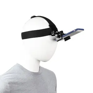 Head-Mounted Headband Bracket Adjustable Live Broadcast Mobile Phone Holder First-person Perspective Fixed Bracket Gift