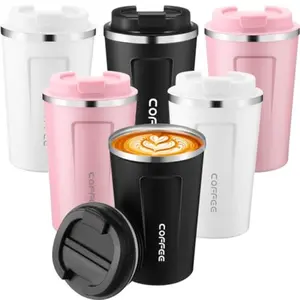 304 Stainless Steel Insulated Mug with Lid, Reusable Vacuum Cup for Hot Cold Coffee Tea, Travel Car Use, Durable Thermal Flask, Thermos Cup, Tumbler