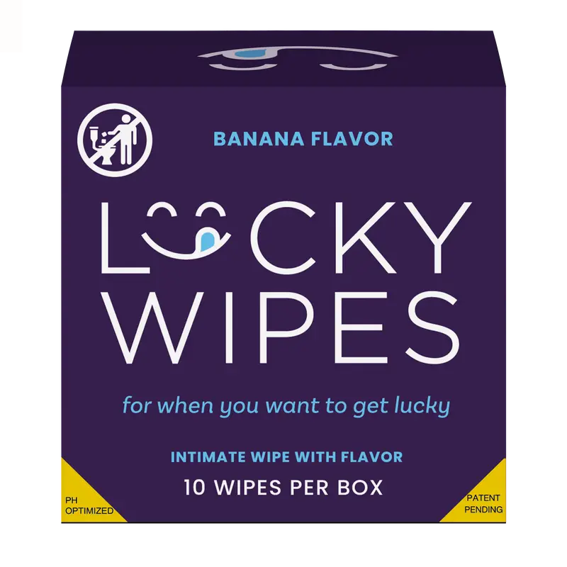 Banana Flavored Wipes For Men Toilet Wipes Disposable Multi Use Individual Wipes