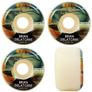 Satori Skateboard Wheels 52mm Brian Delatorre Artist Conical 101A