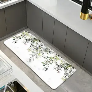 Bellflower Pattern Romantic Design for Cozy Atmosphere, Fresh and Natural Tones for Living Room and Bedroom, Artful Comfort in Minimalist Style