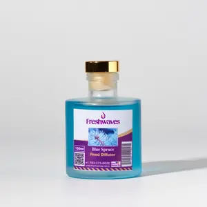 Freshwaves Blue Spruce Diffuser 150ml - Vibrant Winter Festivity Scent for Holiday Atmosphere