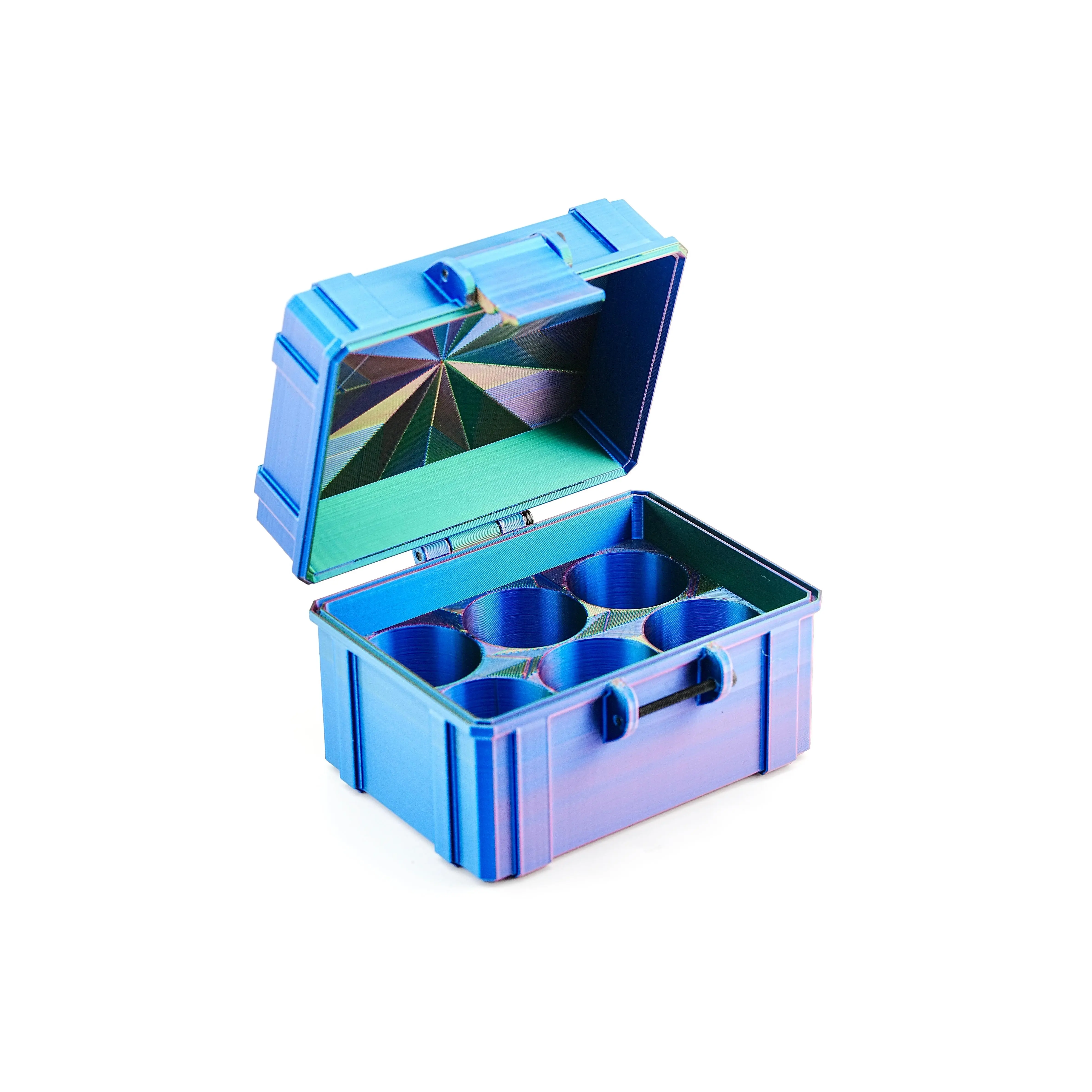 6-Slot 30 ml Hosperia BAC Vial Case | Organizer for GLP-1, Peptides, Research