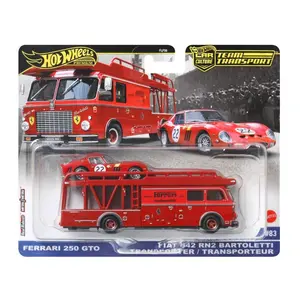 Hot Wheels Team Transport 2025 Ferrari 250 GTO / Fiat 642 RN2 Bartoletti #83