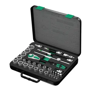 Wera 8100 SC 2-1/2-Inch 1/2-Inch Dr. Set 2, Multi-Color, Alloy Steel