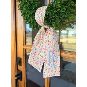 Spring Floral Wreath Sash wreath sash, monogram door decor
