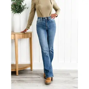 Women’s High Stretch Slimming Straight Leg Jeans – High Waist Classic Denim Pants, Comfortable Fit for Everyday Casual Wear 2025 - 2026