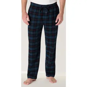Men's Essential Flannel Pajama Pants – Breathable Cotton Relaxed Fit with Drawstring. Soft Cozy Lounge Bottoms for Sleep, Home & Relaxation. Classic Comfort Sleepwear.