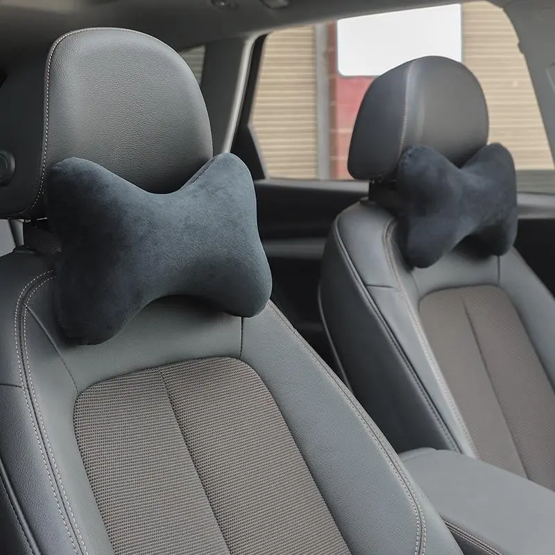 2pcs Car Headrest Set Neck Pillow, Universal Car Seat Back Cushion, All-Season Automotive Accessories, Comfortable & Durable Design