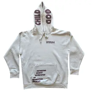 Lyricali Clothing Company Child of God Hoodie with Inspirational Scripture Print and Hooded Design