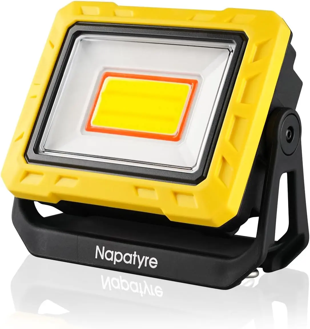 Rechargeable LED Work Light, 2000 High Lumens Magnetic Light with 6 Modes & 360 °   Rotatable, 4400mAh Portable Flashlight for Mechanic, Detailing, Repair, Camping