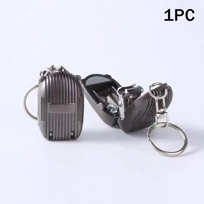 Portable Foldable Nail Clippers Keychain, Mini Car Key Ring, Compact Nail Trimmers, Essential Grooming Tool, Travel Friendly, Nail Nippers, Nail Care Tool, Nail Cutter, Nail Tools, Nail Trimming