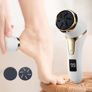 Electric Callus Remover Kit with 2 PCS Spare Grinding Heads, Portable Rechargeable Electric Foot Grinder, Professional Pedi Feet Care for Dead, Hard Cracked And Dry Skin, Electric foot repair machine, Pedicure Care Tool, Foot File Tool