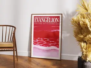 The End of Evangelion (1997) by Anno & Tsurumaki Movie Poster, High Quality Film Print, Heavy Weight