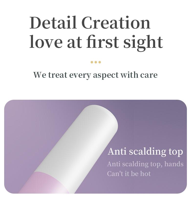 9mm curling iron for wool-like tight curls, mini hair curler, dorm-friendly hair styling tool