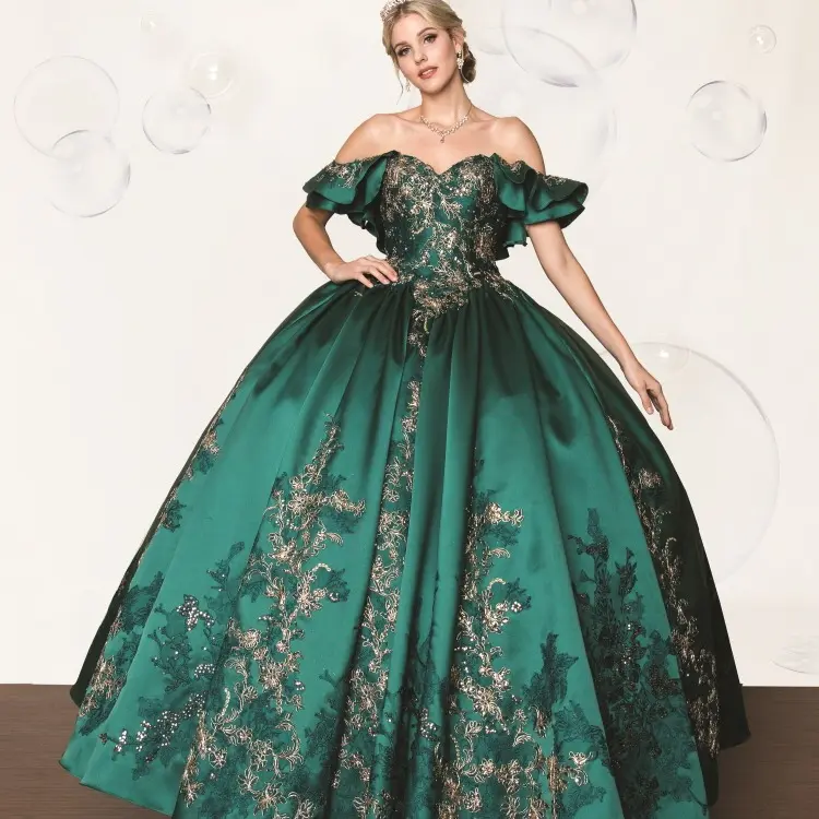 mexican green quinceanera dresses - TikTok Shop