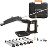 SHARPAL 202H Precision Kitchen Knife Sharpening System Complete Kit - Adjustable Angle 10-35° Angle Adjuster, 7 Abrasive Plates with Diamond Grit Range, Anti-Slip Base, Portable Metal Blade/Knives Sharpener, Giftable Carry Case, Stable Edge Clamp