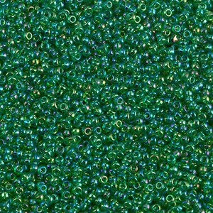 Green Miyuki Seed Beads Size 15 #179