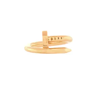 Pre-owned Cartier Juste un Clou Ring 18K Yellow Gold by Rebag