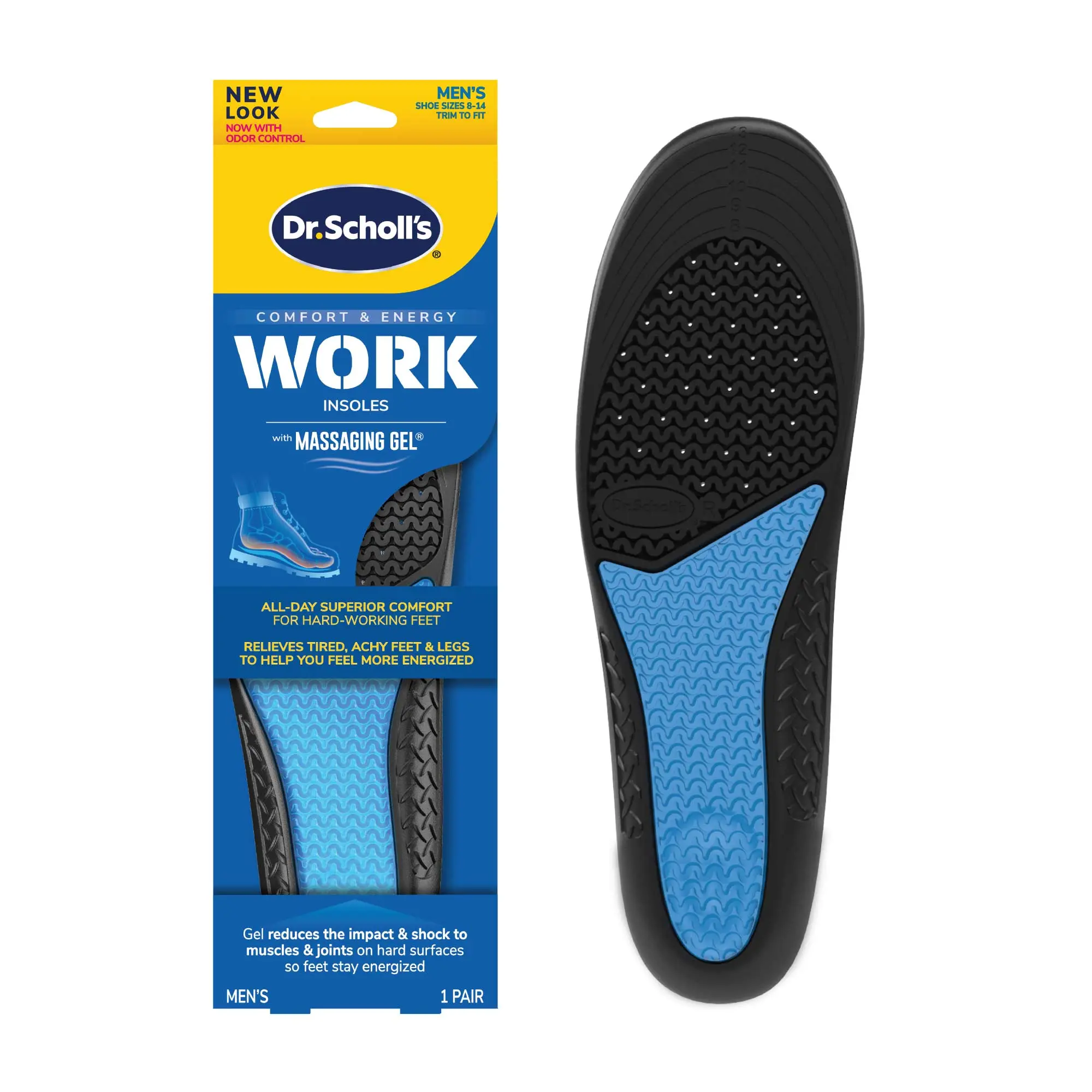 Work Insoles with Massaging Gel® (36 Pack)