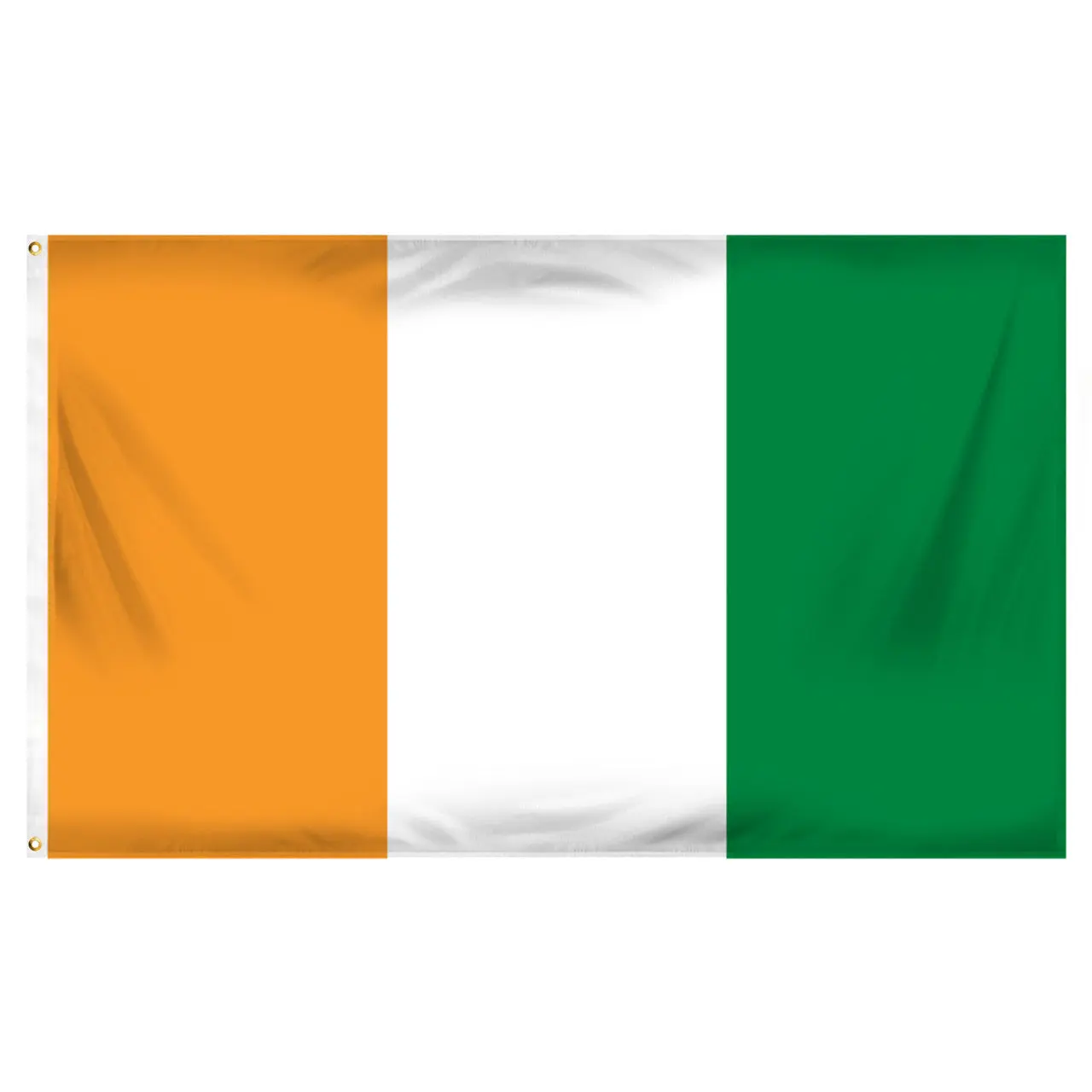 Cote DIvoire Flag 3ft x 5ft Printed Polyester