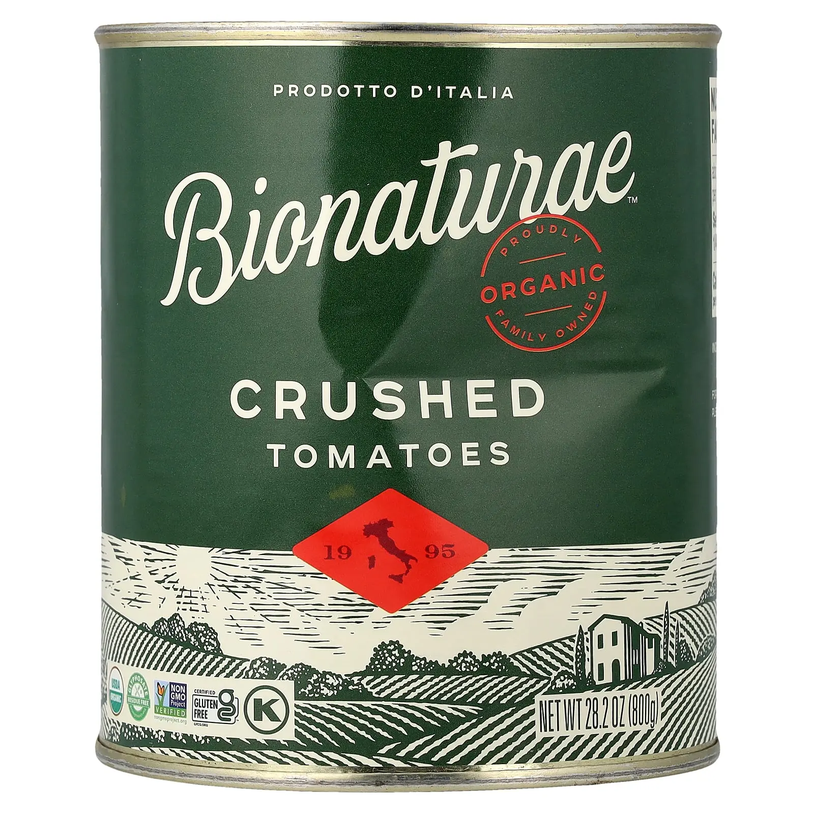 Bionaturae Organic Crushed Tomatoes, 28.2 oz (800 g)