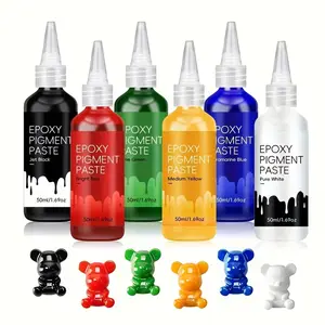 1pc Ocean Wave Resin Pigment -8 vibrant oily colors designed specifically for epoxy resin art, crystal cave crafts, and river table projects -1.69 ounces of anti fading dye, perfect for simulating water effects and wave effects in handmade crafts.