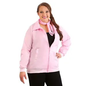 Plus Size Women's Grease Pink Ladies Costume Jacket