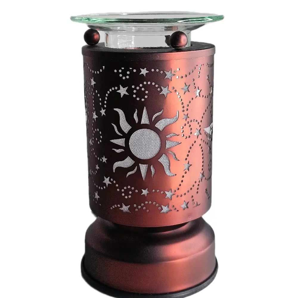 Sun Moon Stars Touch Aroma Wax Warmer - Room Aromatizer, Freshener, Scent Oil Burner, Tart Warmer for Home Decor Gift Ornaments