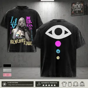 Liv Morgan Revenge Tour Washed Tee , Wrestling Graphic Tee, Wrestler Shirt, Sports Shirt, Vintage Wresting Shirt, Wrestling Gift tshirts Menswear Top