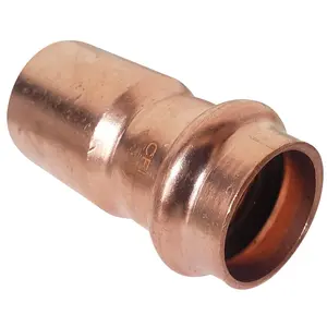 3/4" x 1/2" Press Fitting Reducer, Press x FTG, Copper, Low Lead