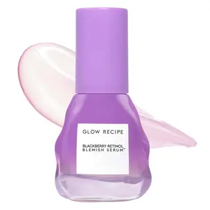 Glow Recipe Gentle Blackberry Retinol Serum, Korean Retinol Night Serum for Sensitive Skin, Triple Retinoids + Glycerin, Clarifying for Blemishes, Smooths Texture and Fine Lines (30ml)