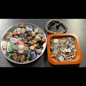 Crow Pack of Crystals, Charms & Bracelet-  3 options to choose fixed weight
