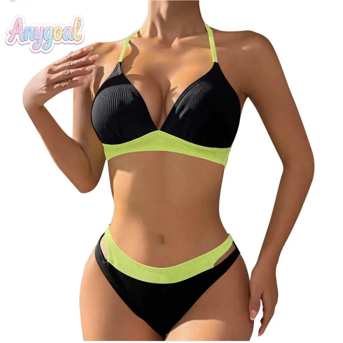 ANYGOAL Women Girls Two Piece Bathing Suits Push Up Bikini Set Halter Swimsuit Swimming C High-Elasticity UnderwireSwimsuit affordable swimsuits swimsuits bikinis swimsuits 2026 women summervibes,bikini,vacation swimwear for women,bikinis beach outfits,su