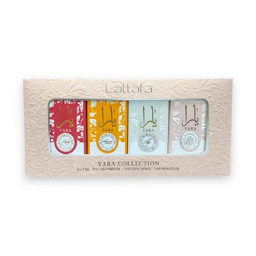 Lattafa | Yara Collection | Women's Fragrance | 25 ML x 4 | Eau De Parfum | Orchid - Heliotrope & Tangerine