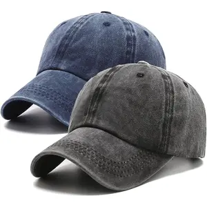 2Pack Vintage Washed Distressed Baseball Cap Golf Dad Hat for Men Women