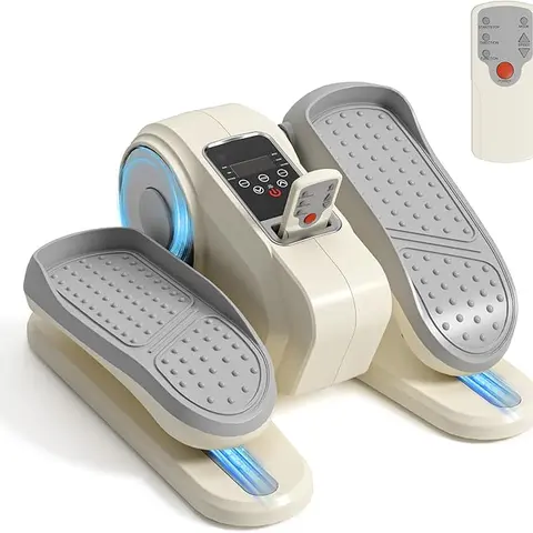 Dland 12-Speed Electric Under Desk Elliptical Machine – Remote Control, Quiet & Low-Impact, Seniors-Friendly, Circulation & Rehab Workout – Home Gym Equipment, Silent But Powerful
