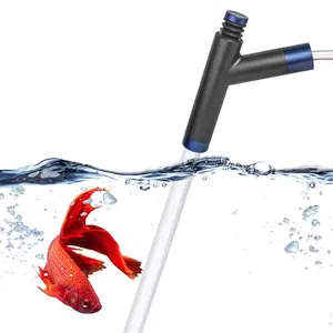 Fish tank water changer tool, manual cleaning water changer, pistol-style water changer, sand washing and suction pipe, press-type water changer