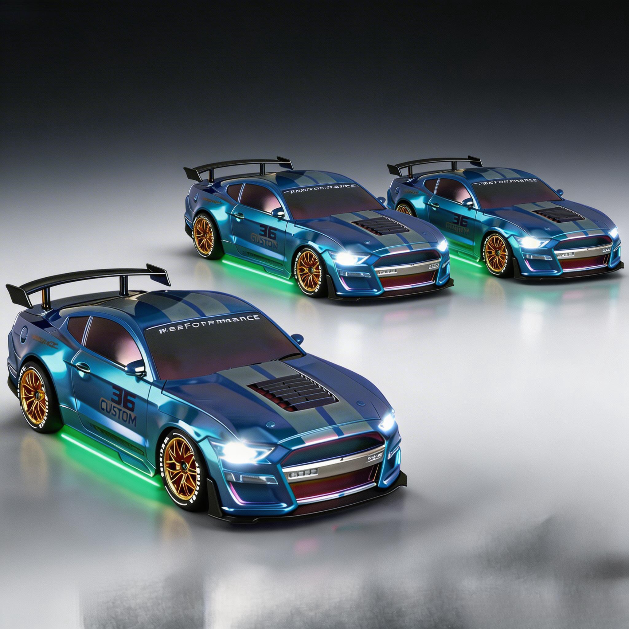 RC 4WD Remote Control Car 2.4G Full Scale High Speed Racing Toy for Kids Perfect for Outdoor Racing Indoor Play Birthday Gifts Holiday Presents and Collection