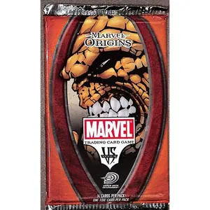 RARE 2004 Upper Deck Marvel Origins VS Trading Card Game Booster Pack - 14 Cards!