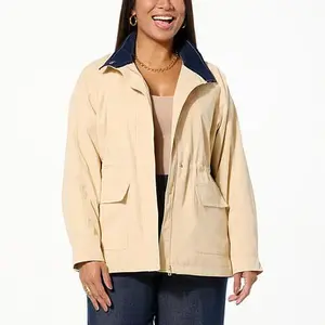 TWRHLL by Christie Brinkley Raglan Sleeve Utility Jacket