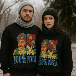 100% Nica Unisex Sweatshirt | Cozy Crewneck for Culture Lovers, Gift for Nicaragua Travel Enthusiasts, Unique Cultural Apparel, [...]