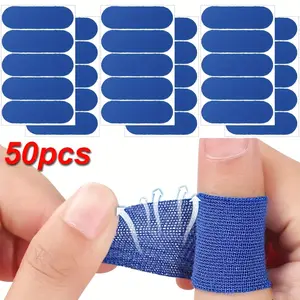 50Pcs Sports Finger Support Pads, Bowling Thumb Anti-Friction Guard Stickers, Fixed Protective Finger Tape for Outdoor Sports