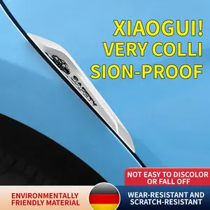 Silicone Anti-Collision Strips for Vehicles Set of 4 Door Edge Rearview Mirror Motorcycle Protection Decals Prevents Scratches Bumps Wear-Resistant Scratch-Resistant